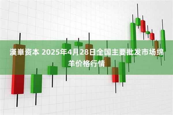 漢崋资本 2025年4月28日全国主要批发市场绵羊价格行情
