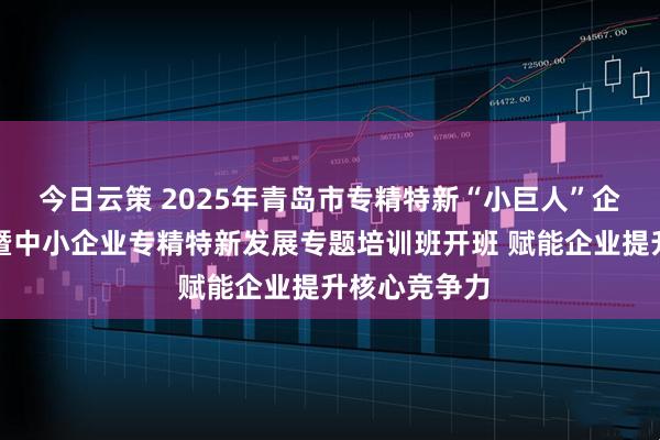 今日云策 2025年青岛市专精特新“小巨人”企业人才培训暨中小企业专精特新发展专题培训班开班 赋能企业提升核心竞争力